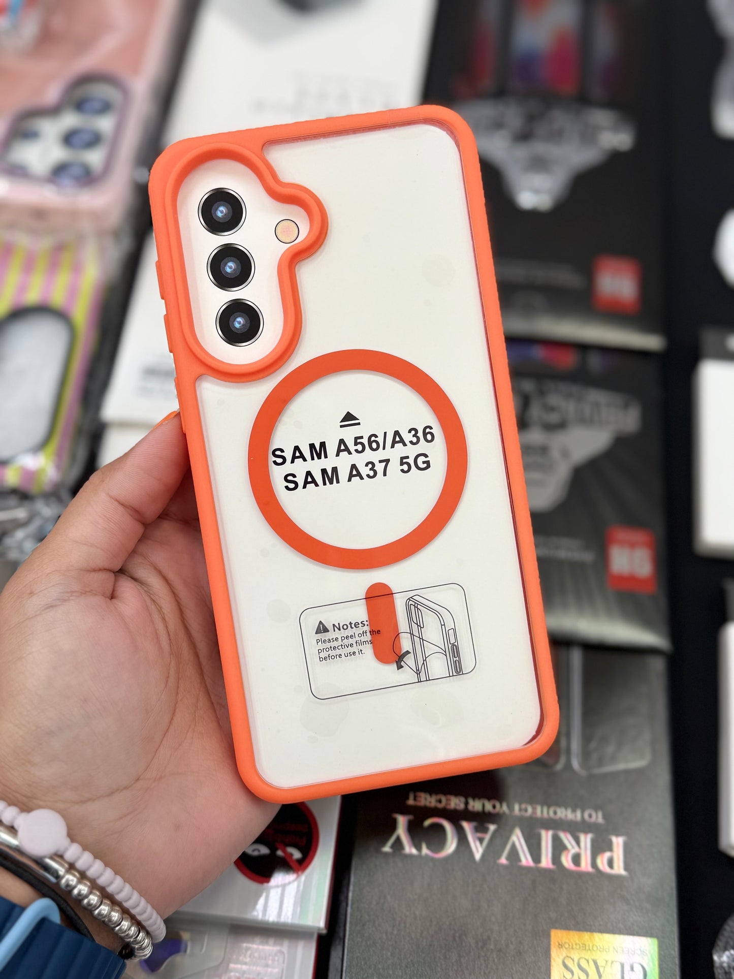Clear Color Magnetic Case