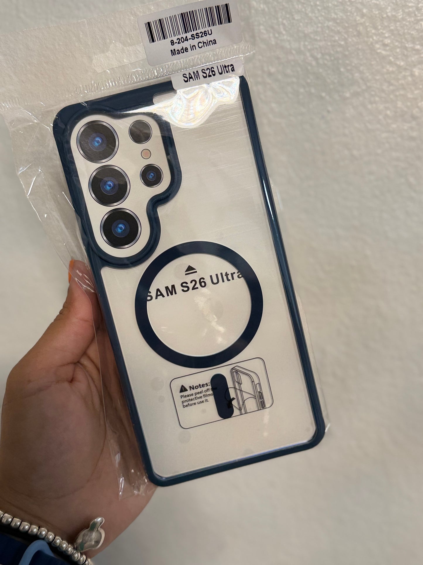 Clear Color Magnetic Case